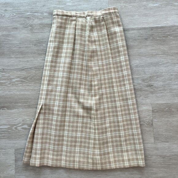 Vtg Pendleton 100% Wool Plaid Blazer & Skirt Set Women's-Size 6 - Picture 11 of 15